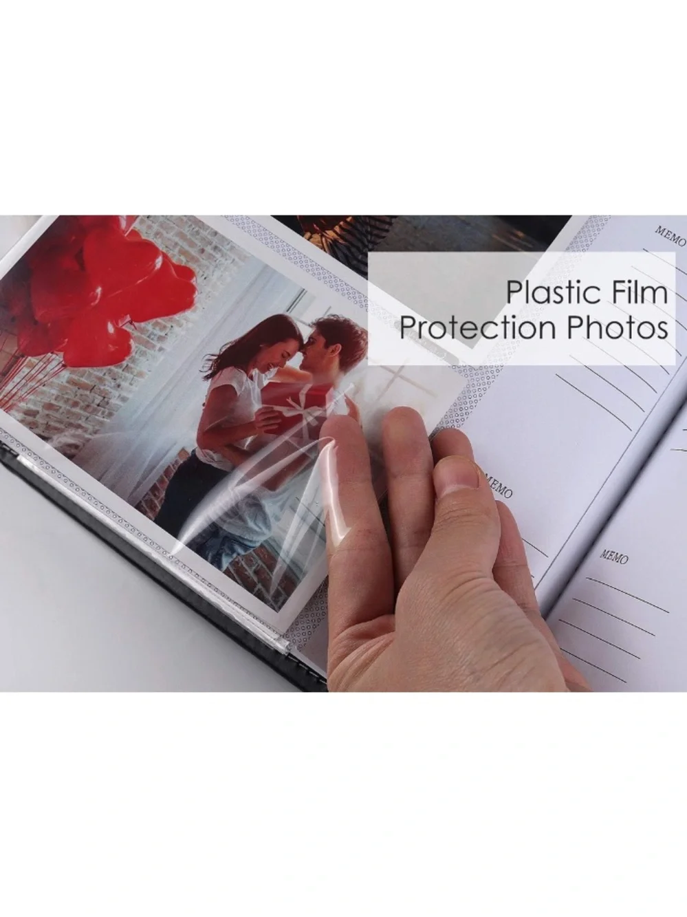 Photo Album 4x6 Pictures 300 Pockets Premium Leather With Memo Space